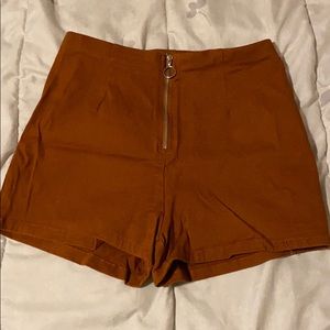 Rust colored shorts